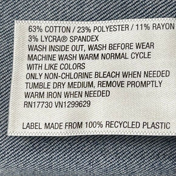 NWT Wild Fable Mini Denim Skirt Women's Size 16 Acid Washed Blue Stretch - Picture 8 of 8